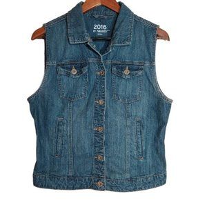 Parasuco Blue Denim Sleeveless Vest